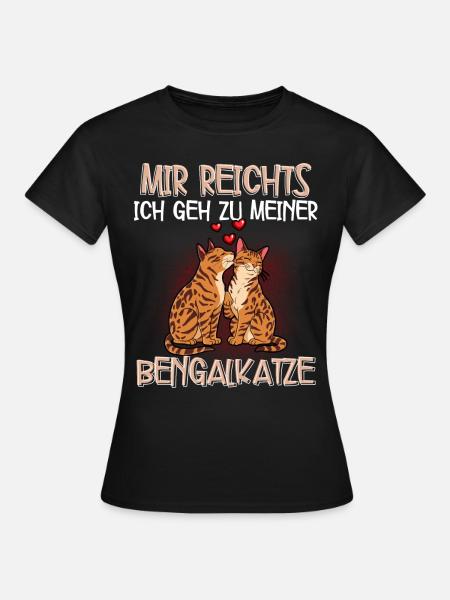 Bengalkatze - Frauen T-Shirt - Schwarz