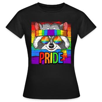 Pride LGBTQ Christopher Street Day Costume Pride - Women's T-Shirt - black - Front - AI Model Female 172 dark (172cm)