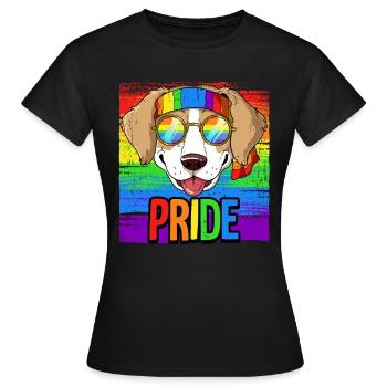 Pride LGBTQ Christopher Street Day Costume Pride - Women's T-Shirt - black - Front - AI Model Female 172 dark (172cm)