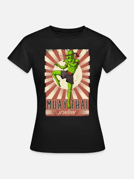 Muay Thai - Frauen T-Shirt - Schwarz