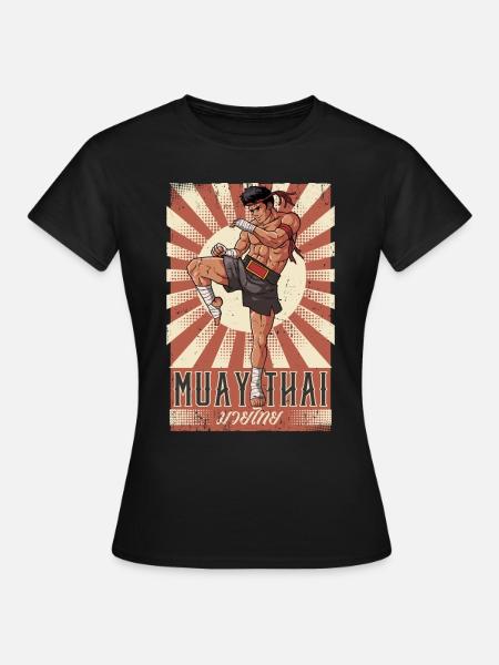 Muay Thai - Frauen T-Shirt - Schwarz