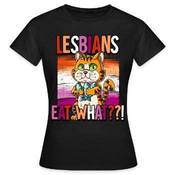 Pride LGBTQ Christopher Street Day Costume Pride - Women's T-Shirt - black - Front - AI Model Female 172 dark (172cm)