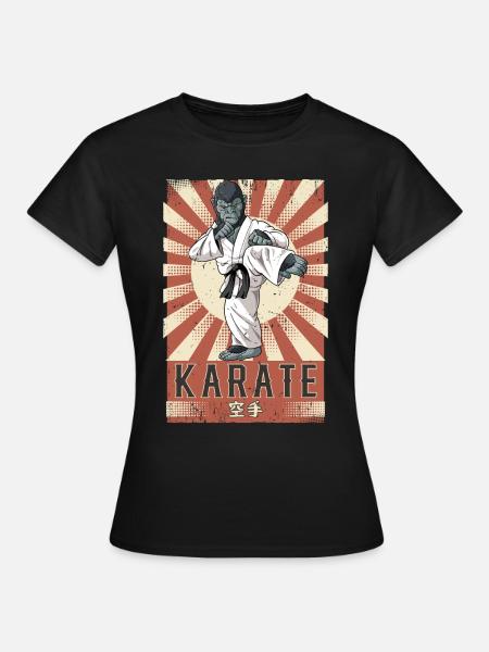 Karate - Frauen T-Shirt - Schwarz