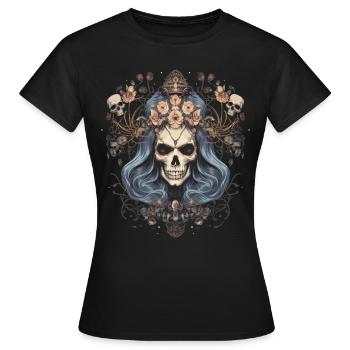 Esthétique gothique gothique - T-shirt Femme - noir - Devant - AI Model Female 172 dark (172cm)