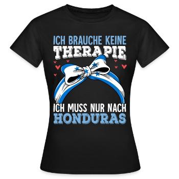 Honduras - Frauen T-Shirt - Schwarz - Vorne - AI Model Female 172 dark (172cm)