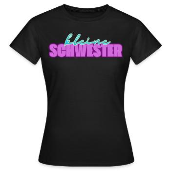 Kleine Schwester - Frauen T-Shirt - Schwarz - Vorne - AI Model Female 172 dark (172cm)