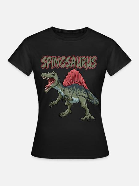 Dinosaurier Spinosaurus Fleischfresser Dino - Frauen T-Shirt - Schwarz