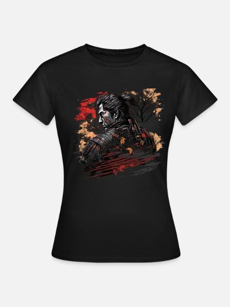 Samurai Japan Kultur - Frauen T-Shirt - Schwarz