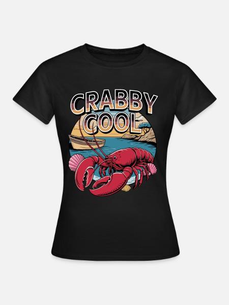 Krabben Hummer Meeresfrüchte für Meeresfrüchte - Frauen T-Shirt - Schwarz