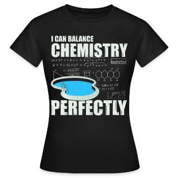 Conceptions de sauveteurs pour les techniciens de piscine - T-shirt Femme - noir - Devant - AI Model Female 172 dark (172cm)
