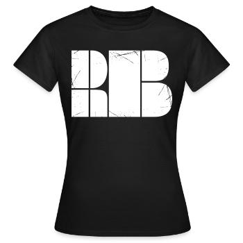 DnB - Drum and Bass - Minimalist design - Women's T-Shirt - black - Front - AI Model Female 172 dark (172cm)