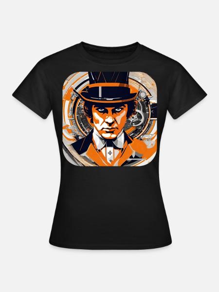Cooles Steampunk Design - Frauen T-Shirt - Schwarz