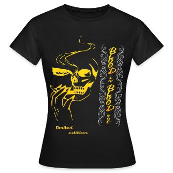 Crâne crâne crâne - T-shirt Femme - noir - Devant - AI Model Female 172 dark (172cm)