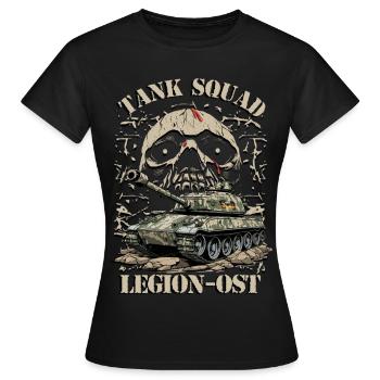 Escouade de chars Légion Est - T-shirt Femme - noir - Devant - AI Model Female 172 dark (172cm)