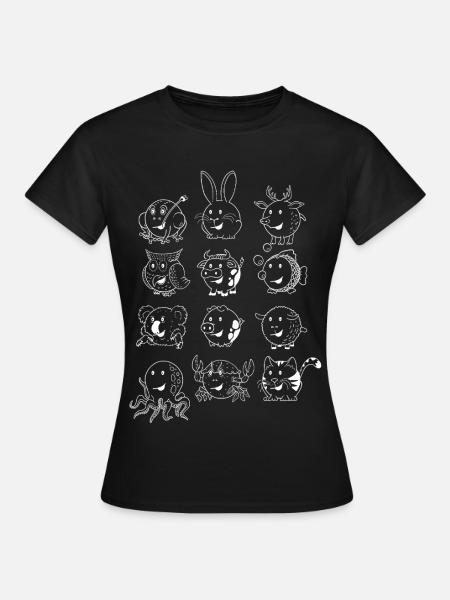 Spherical animals! - Women's T-Shirt - black