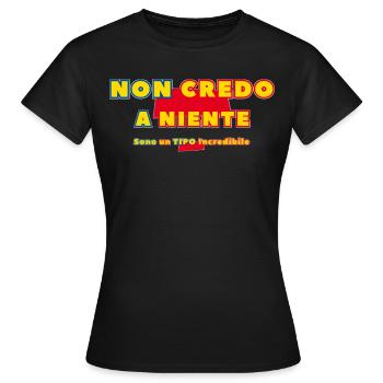 Incroyable - T-shirt Femme - noir - Devant - AI Model Female 172 dark (172cm)