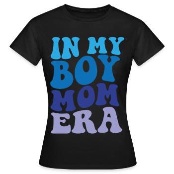 À l’époque de My Boy Mom - T-shirt Femme - noir - Devant - AI Model Female 172 dark (172cm)