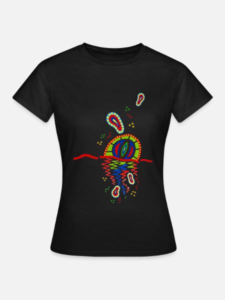 Udaya Netra - Frauen T-Shirt - Schwarz