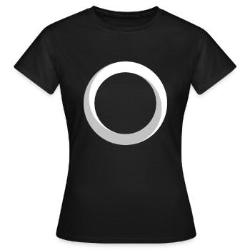 Optical illusion - Women's T-Shirt - black - Front - AI Model Female 172 dark (172cm)