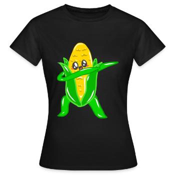 Tanzen Steppen Abrocken Beaten Dancen Mais - Frauen T-Shirt - Schwarz - Vorne - AI Model Female 172 dark (172cm)