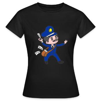 Facteur Facteur Facteur - T-shirt Femme - noir - Devant - AI Model Female 172 dark (172cm)