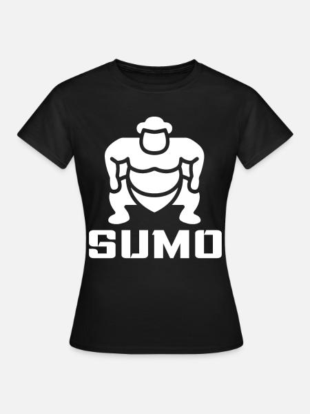 Sumo - Frauen T-Shirt - Schwarz