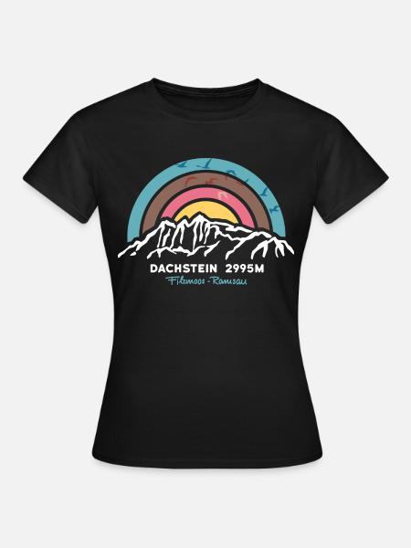 Hoher Dachstein Filzmoos Ramsau Skigebiet Wandern - Frauen T-Shirt - Schwarz