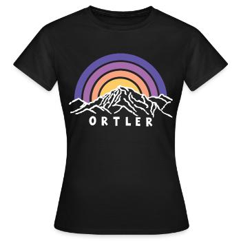 Ortler Monte Zebru Königsspitze Südtirol Italien - Frauen T-Shirt - Schwarz - Vorne - AI Model Female 172 dark (172cm)