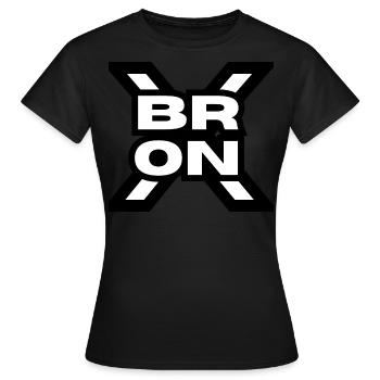 Le BRONX ! - T-shirt Femme - noir - Devant - AI Model Female 172 dark (172cm)