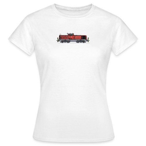 V90 Herz aus Stahl - Rangierlok Lokrangierführer - Frauen T-Shirt