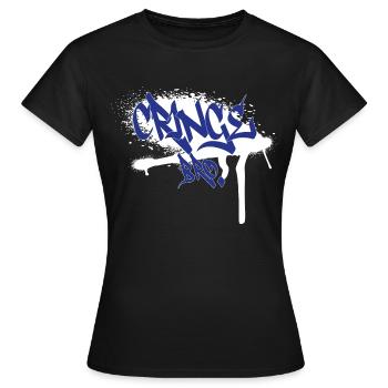 Jeux et streaming | Embarrassant Bro - T-shirt Femme - noir - Devant - AI Model Female 172 dark (172cm)