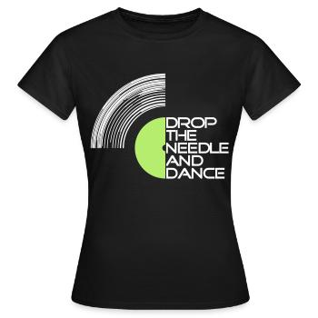 Vinyle - T-shirt Femme - noir - Devant - AI Model Female 172 dark (172cm)
