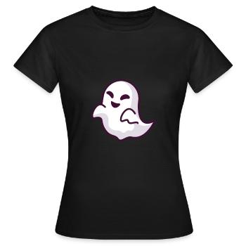 fantôme - T-shirt Femme - noir - Devant - AI Model Female 172 dark (172cm)