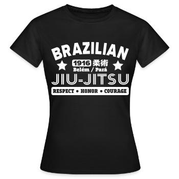 Brazilian Jiu-Jitsu - Frauen T-Shirt - Schwarz - Vorne - AI Model Female 172 dark (172cm)
