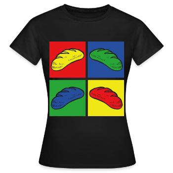 Cuisson - T-shirt Femme - noir - Devant - AI Model Female 172 dark (172cm)