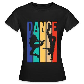 Break Dance Dancer Dancer Dancing Ballet Gift - Women's T-Shirt - black - Front - AI Model Female 172 dark (172cm)