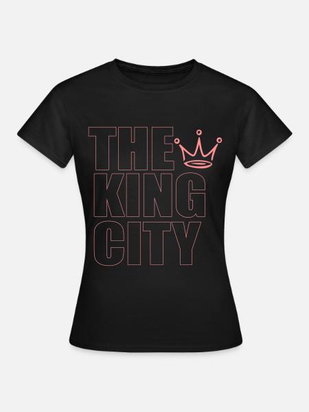 The King City - Frauen T-Shirt - Schwarz