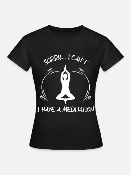 Meditaion - Frauen T-Shirt - Schwarz