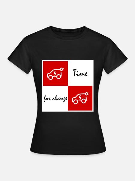 Zeit für Elektro - Frauen T-Shirt - Schwarz
