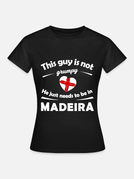 Daheim in Madeira - Frauen T-Shirt - Schwarz