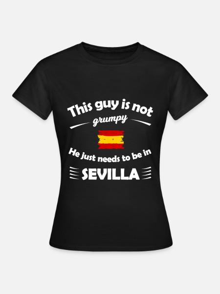 Die Ferien in Sevilla - Frauen T-Shirt - Schwarz