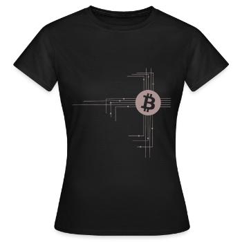 Le phénomène des pièces de monnaie - T-shirt Femme - noir - Devant - AI Model Female 172 dark (172cm)