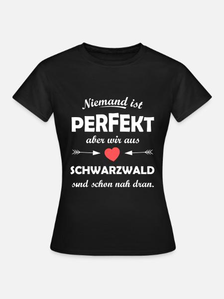 Daheim in Süddeutschland - Frauen T-Shirt - Schwarz