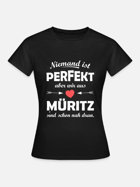 Müritz im Osten - Frauen T-Shirt - Schwarz