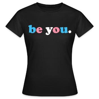 Soyez transgenre - T-shirt Femme - noir - Devant - AI Model Female 172 dark (172cm)