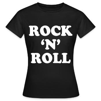 ROCK N ROLL Rock and Roll Rocker - T-shirt Femme - noir - Devant - AI Model Female 172 dark (172cm)