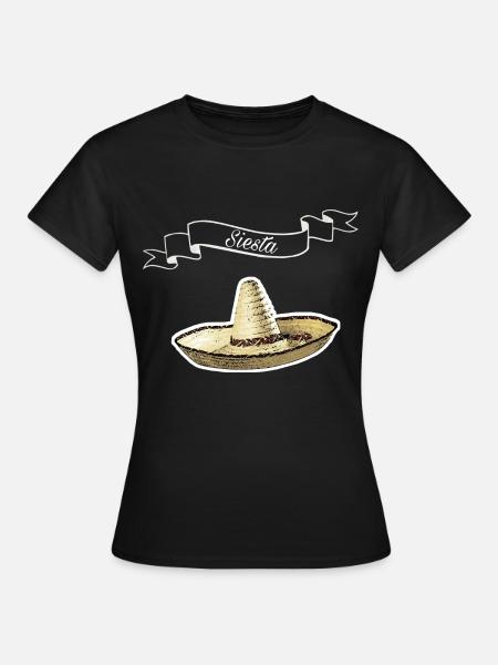 Siesta - Frauen T-Shirt - Schwarz