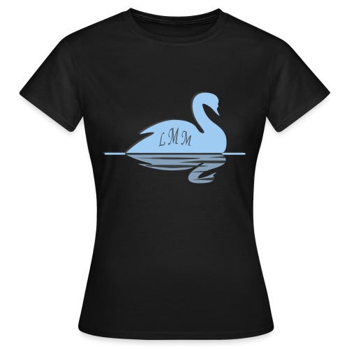 Cygne bleu ciel png - T-shirt Femme