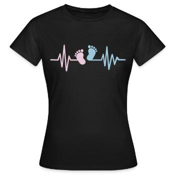 Baby - Women's T-Shirt - black - Front - AI Model Female 172 dark (172cm)