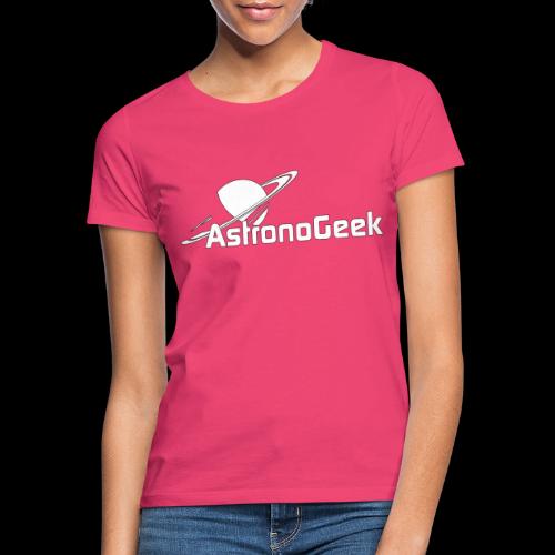 Logo AstronoGeek avec texte - T-shirt Femme